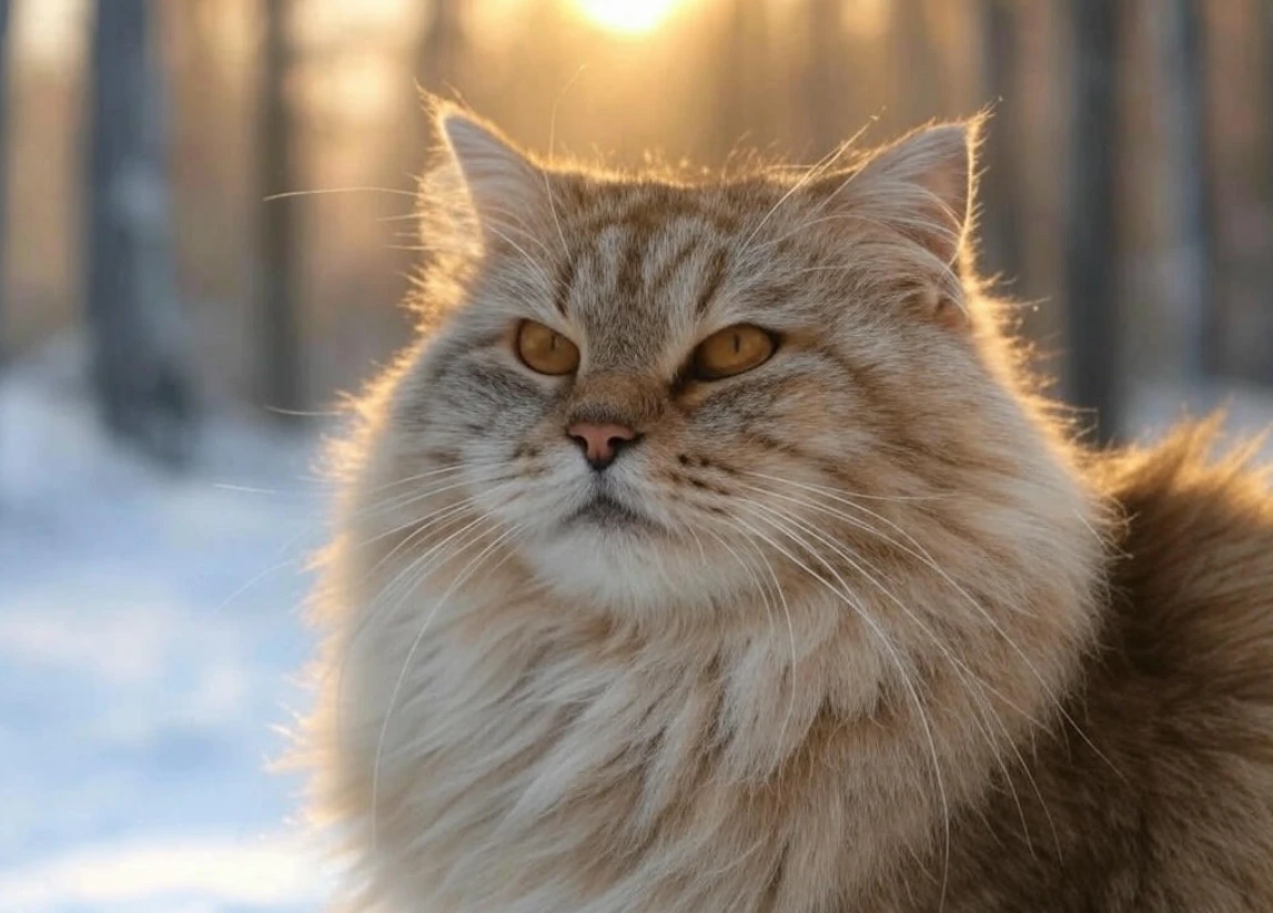 Siberian, a hefty fluffball from Russia