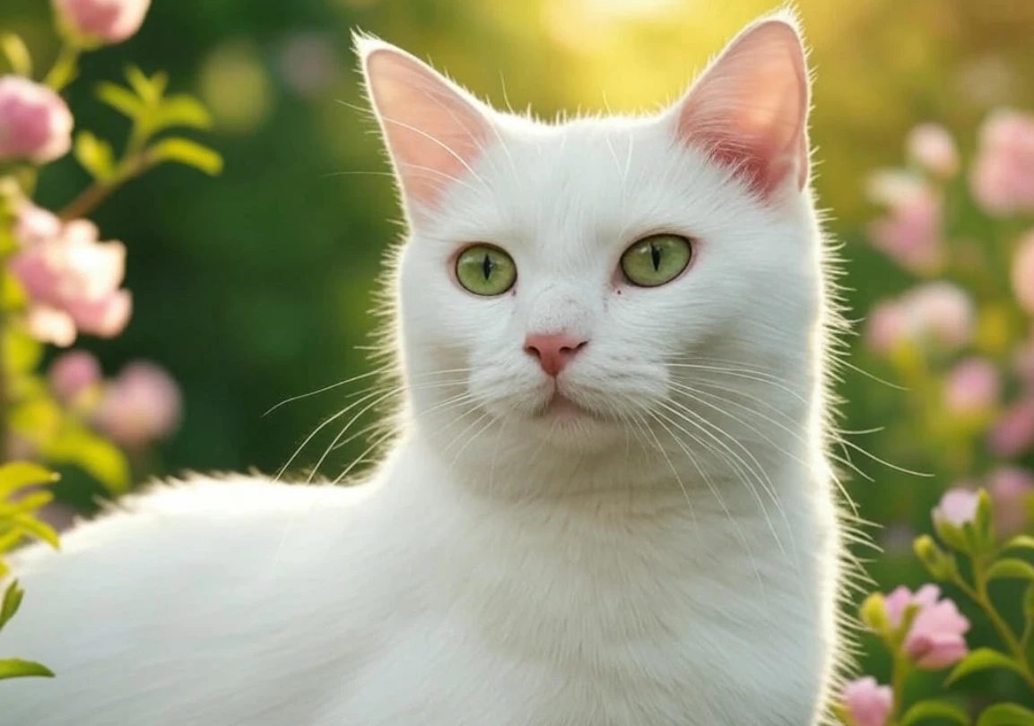 Turkish Van, a swimming cat with a cool coat