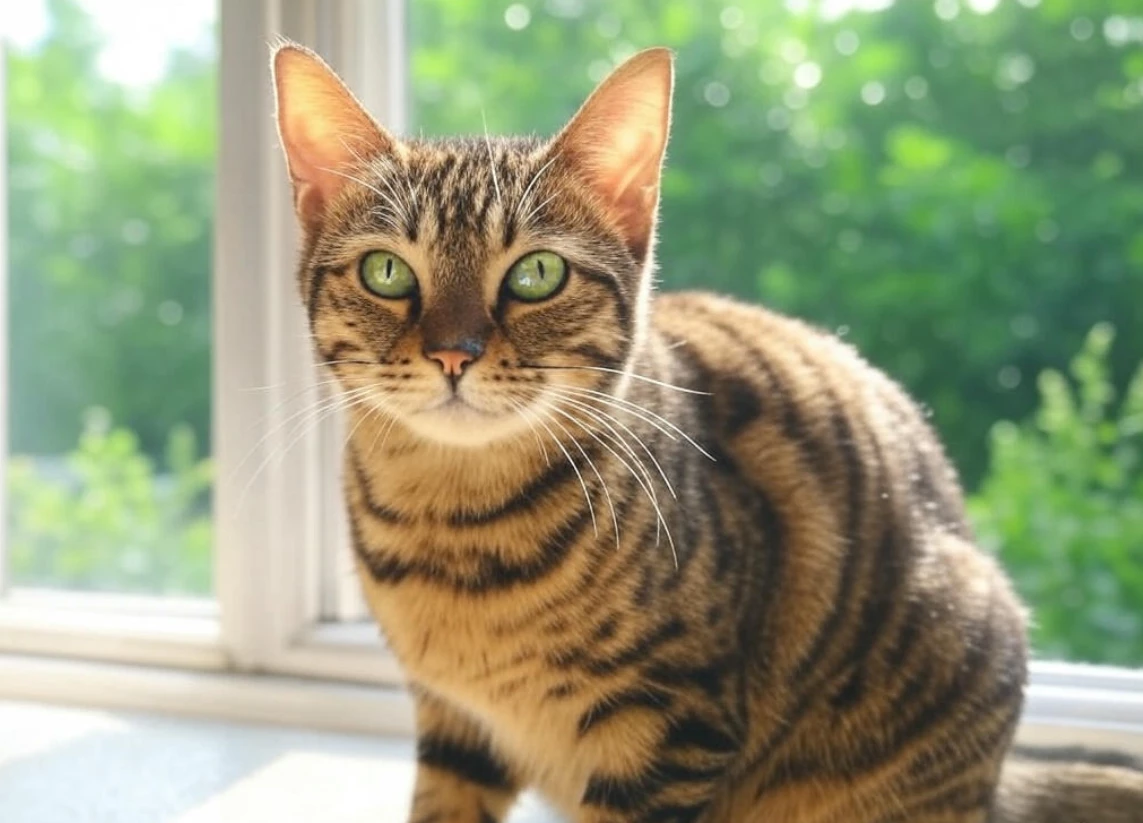 Chausie, a sleek giant with jungle moves
