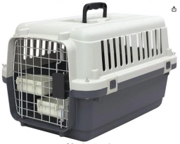 SportPet Designs Plastic Kennels Rolling Plastic Wire Door Travel Dog   puppies for sale