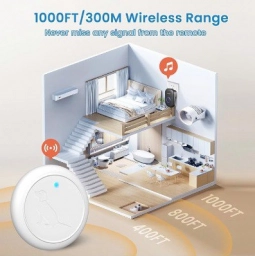 Dog Bell for Door Potty Training, Wireless Doggie Door Bell Operating 